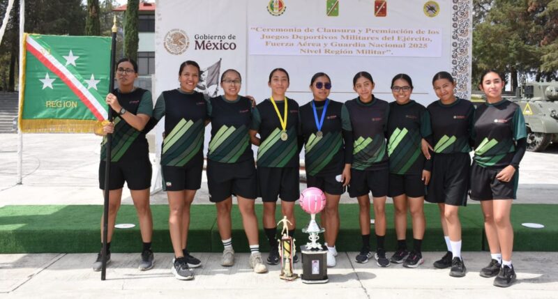 Realizan premiación de juegos deportivos militares 2025; participaron 300 elementos