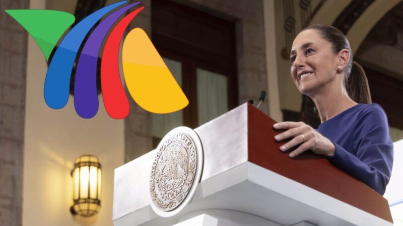 Sheinbaum rechaza nacionalización de TV Azteca; defiende libertad de expresión