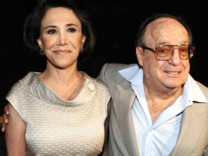 Florinda Meza con Roberto Goméz Bolaños.