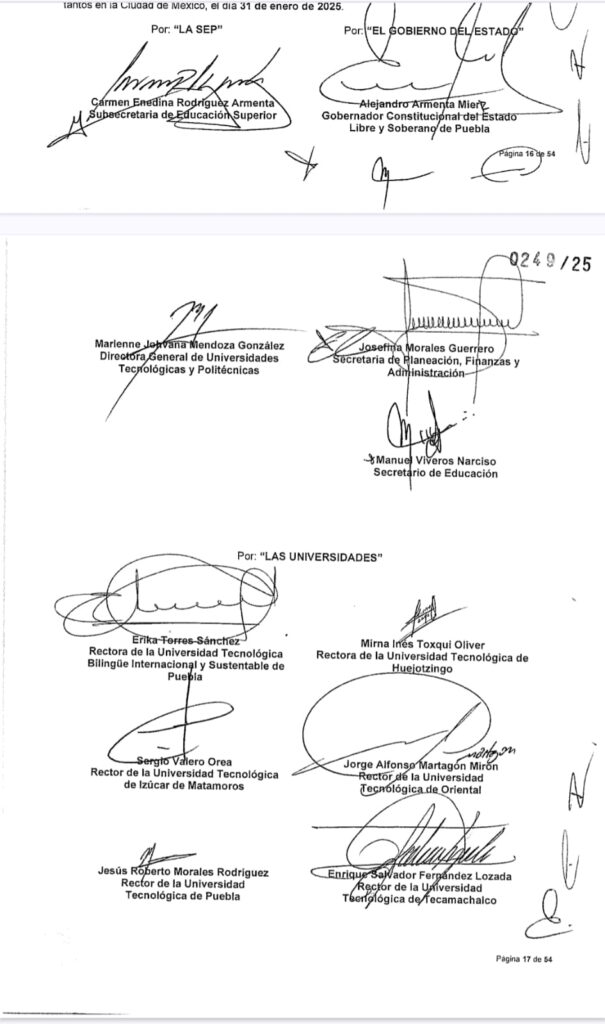 Firmas del Tabulador Salarial 2025