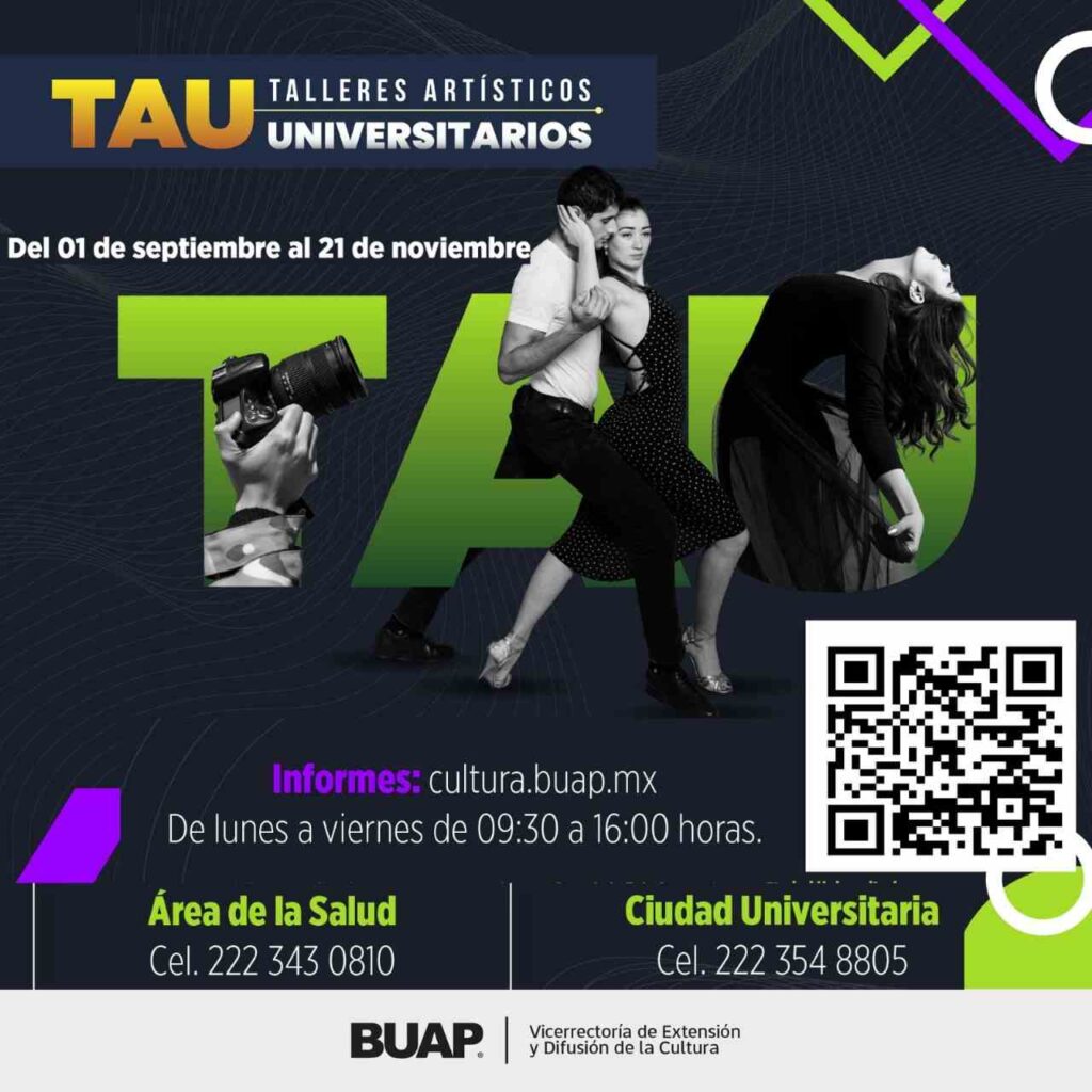 ¡Últimos días! Inscripciones para los Talleres Artísticos Universitarios BUAP– Yoga, Pilates, K-pop Dance, Cumbia, Salsa y Bachata, Dibujo en Acuarela.