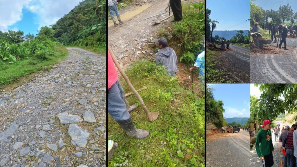 Caminos de inspectorías en Eloxochitlán