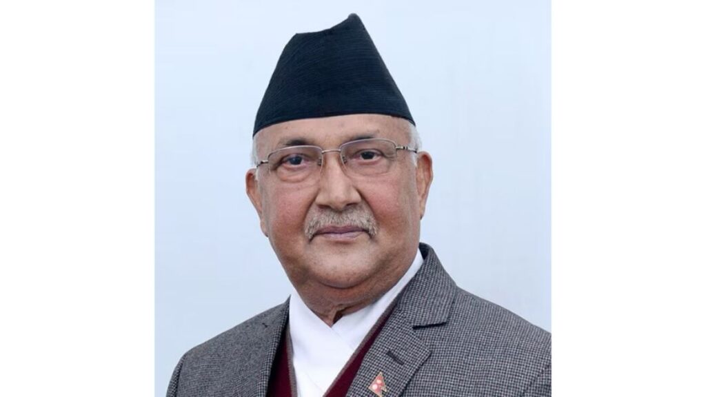 Primer ministro de Nepal, K. P. Sharma Oli