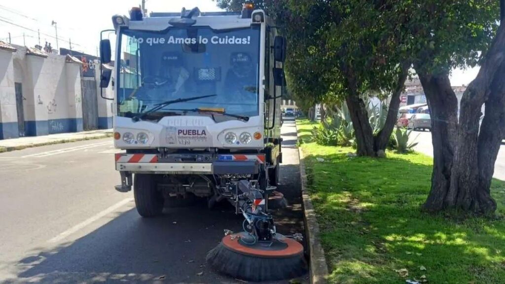 Barrido Mecánico en Puebla intervino 178 km de vialidades para evitar inundaciones