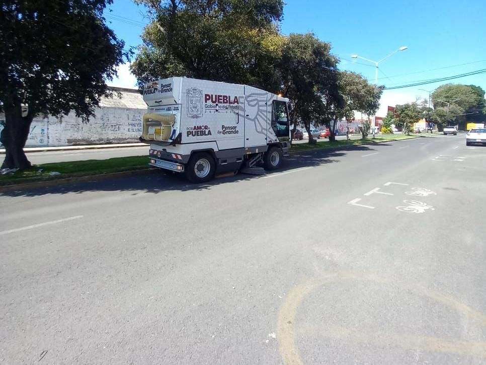Barrido Mecánico en Puebla intervino 178 km de vialidades para evitar inundaciones