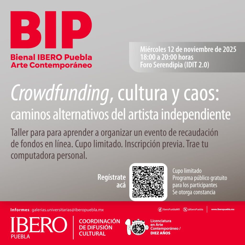 Taller gratis en Ibero de Puebla