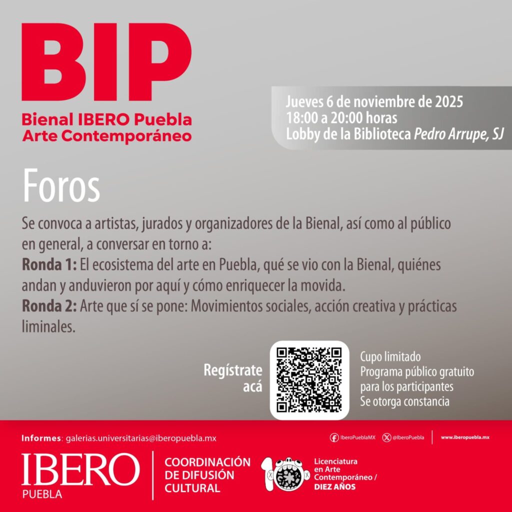 Taller gratis en Ibero de Puebla