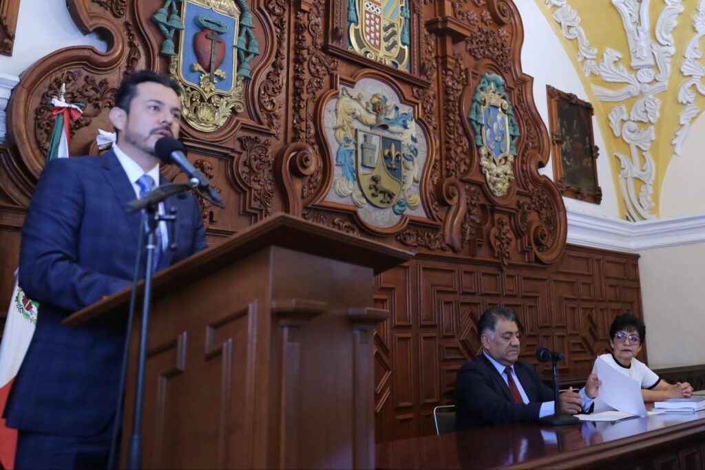 Coordinador del gabinete del gobierno del estado, José Luis García Parra