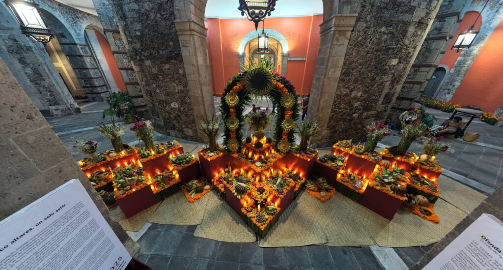Ofrenda de Día de Muertos en Palacio Nacional