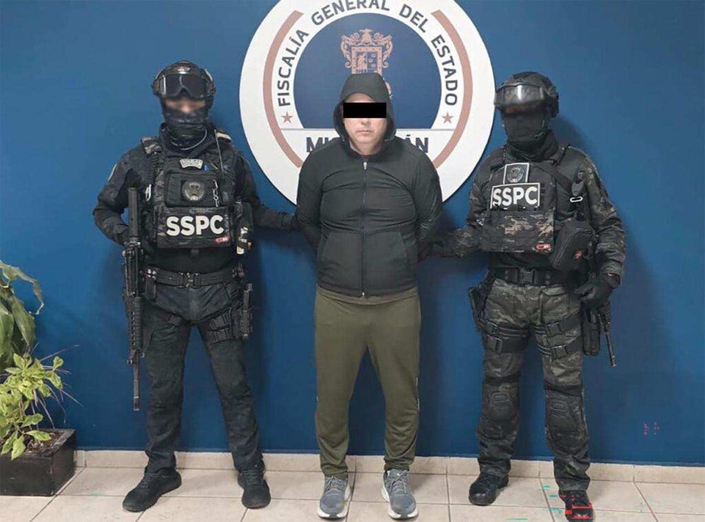 Detención de Jorge Armando "N", alias "El Licenciado" a manos de la SSPC