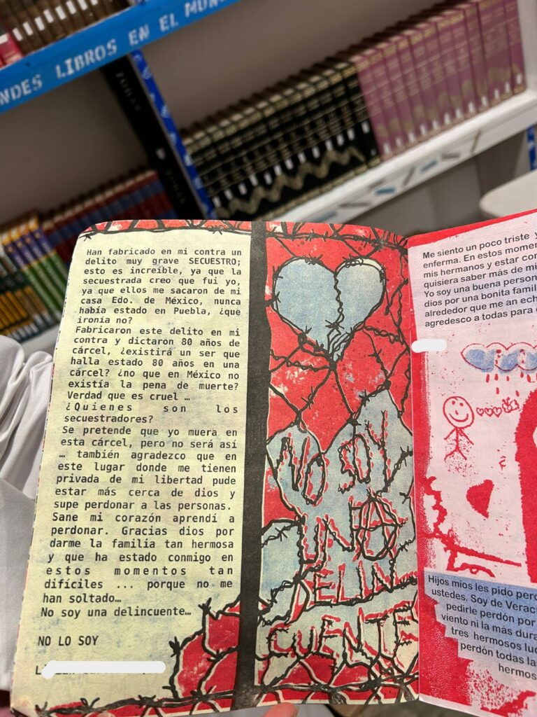Fanzine elaborado por internas del penal de Ciudad Serdán