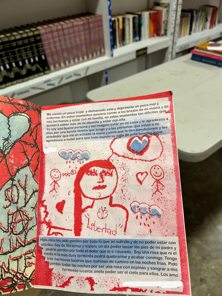 Fanzine elaborado por internas del penal de Ciudad Serdán