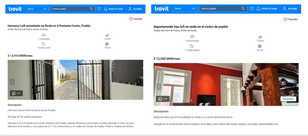 Departamentos tipo loft en centro de Puebla