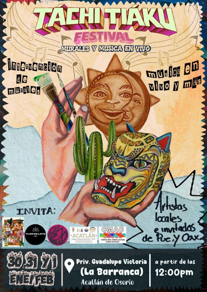Festival de murales en Acatlán de Osorio