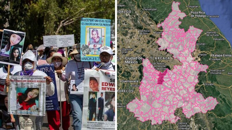Puebla y Tehuacán concentran 46% de personas desaparecidas en enero; bajan 56%