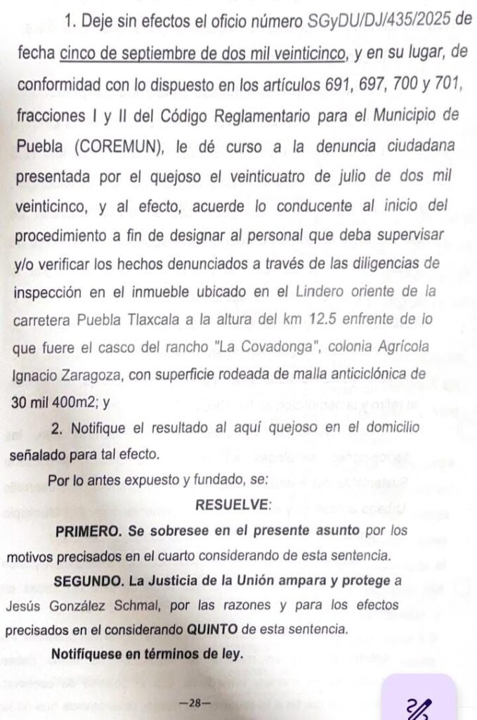 TSJ vincula a proceso a Jorge N., por despojo e invasión en La Covadonga