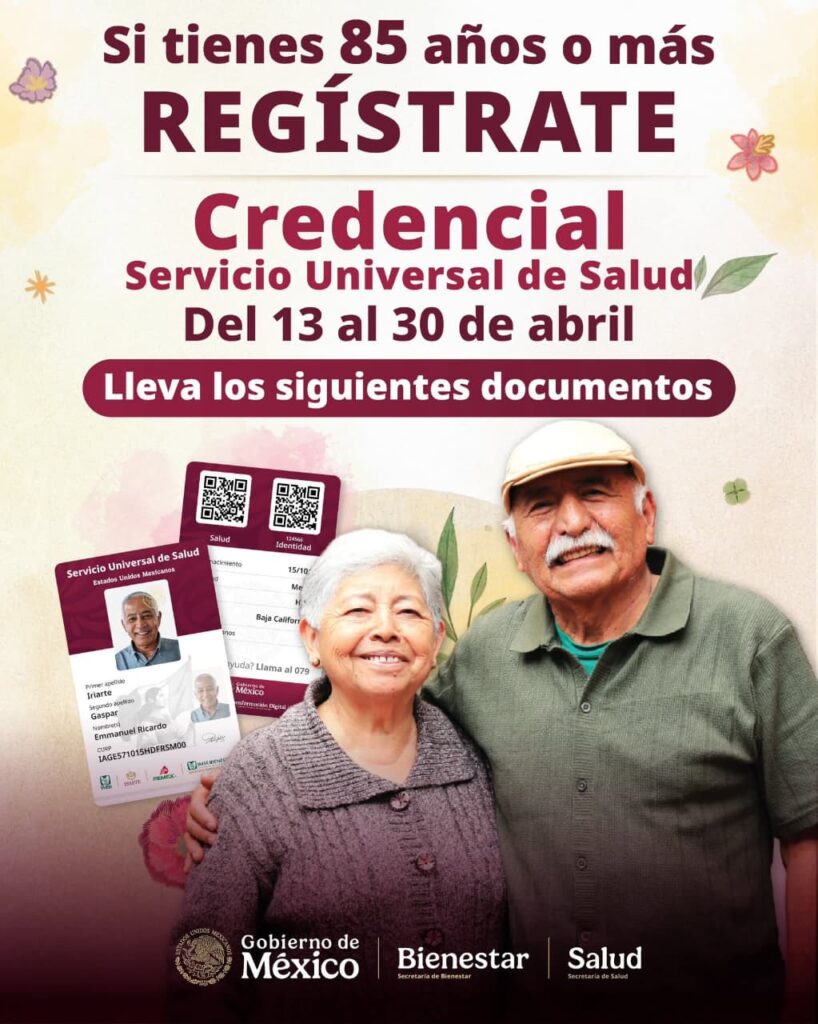 Credencialización para Servicio Universal de Salud arranca el lunes; checa fechas