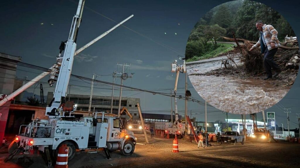 Durante 2 meses, CFE dará tarifa de $0 a municipios de Puebla afectados por tormenta Jerry