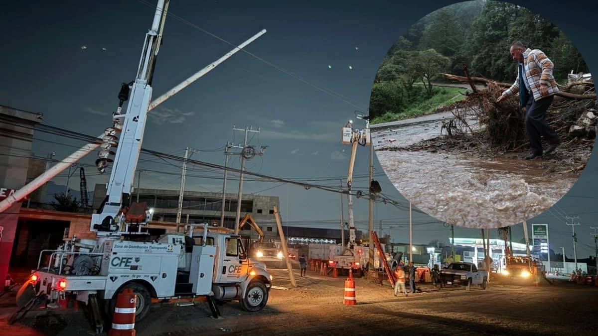 Durante 2 meses, CFE dará tarifa de $0 a municipios de Puebla afectados por tormenta Jerry