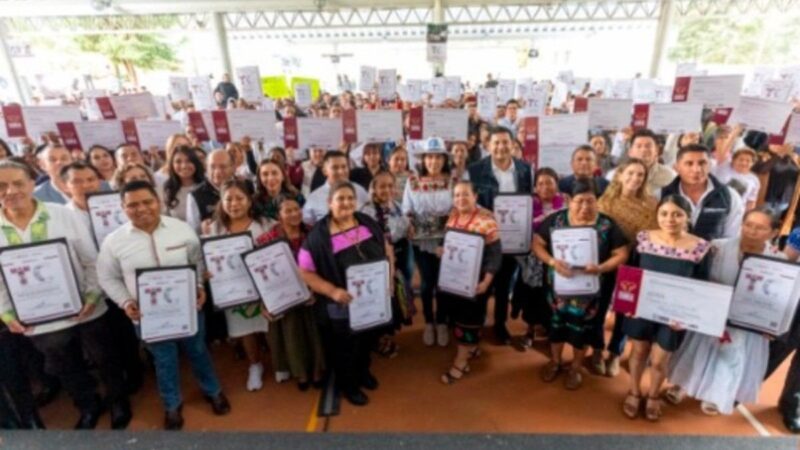 Armenta y Zamora entregan 106 distintivos de turismo comunitario en 29 municipios